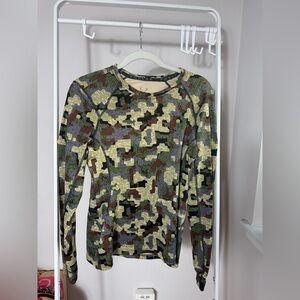 Camouflage Long Sleeve Women's Top